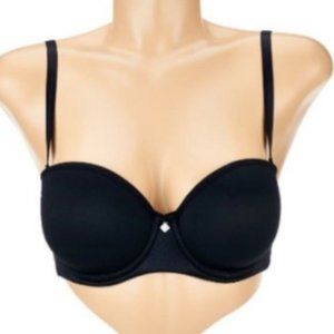 Breezies Microfiber Underwire Strapless Bra w/ Convertible Straps